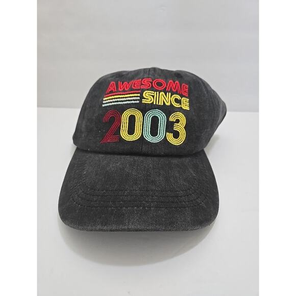 Awesome Since 2003 Embroidered Vintage Style Cap Hat New - Picture 1 of 6